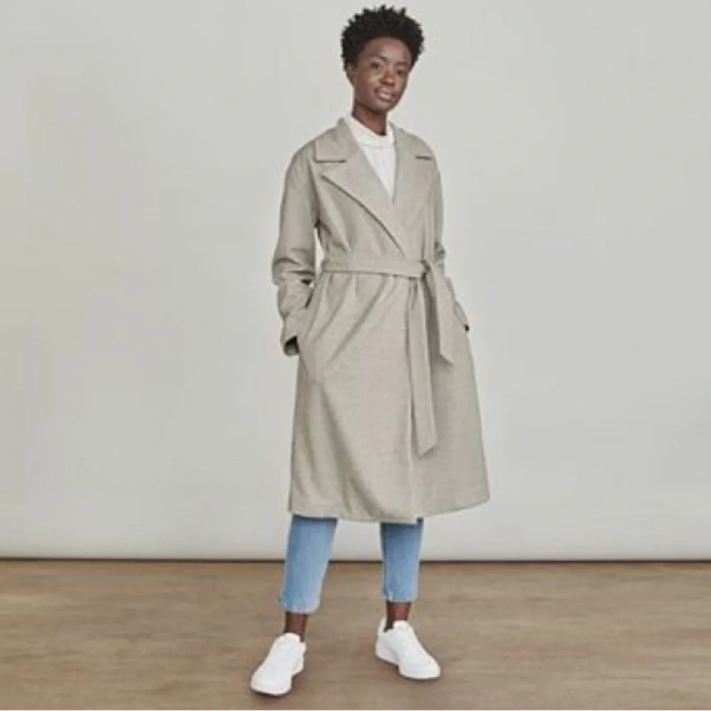 ELIZABETH AND JAMES HERRINGBONE COAT   NEW - Picture 4 of 10